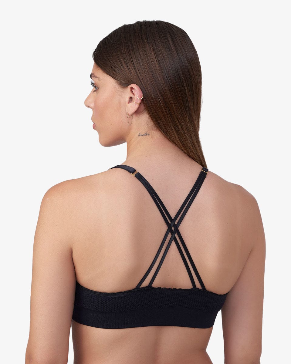 ברלט טקסטורת צמה סימלס קאפ נשלף - BLACK – תמונה 3