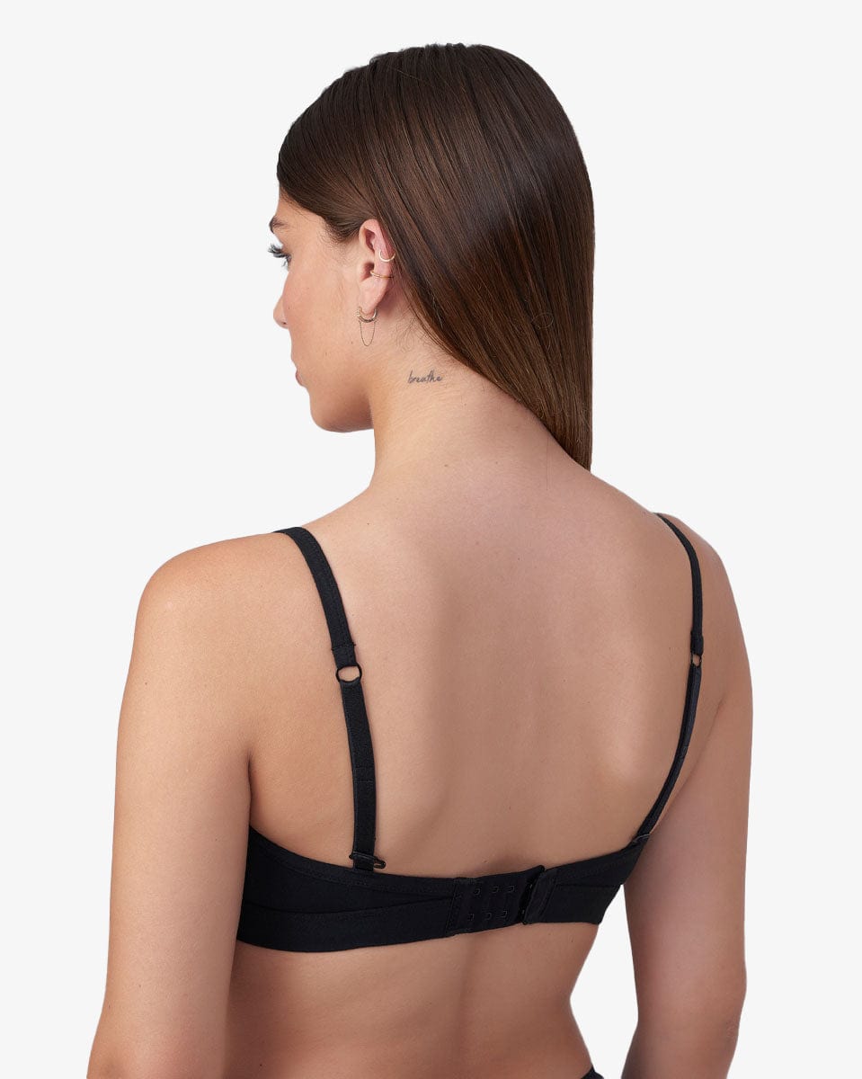 ברלט כותנה אלסטן - BLACK – תמונה 3