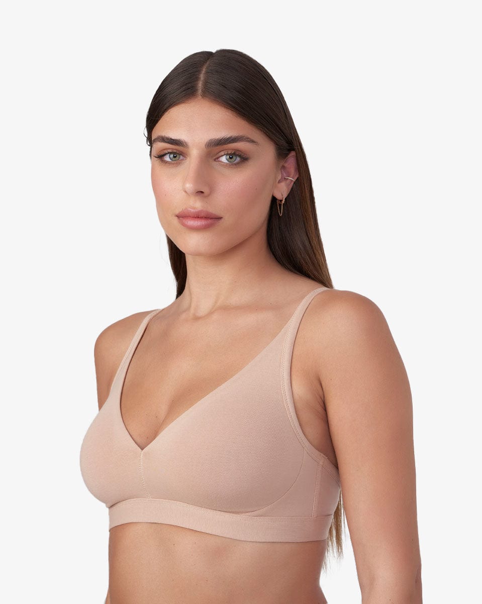 ברלט כותנה אלסטן - NUDE – תמונה 2