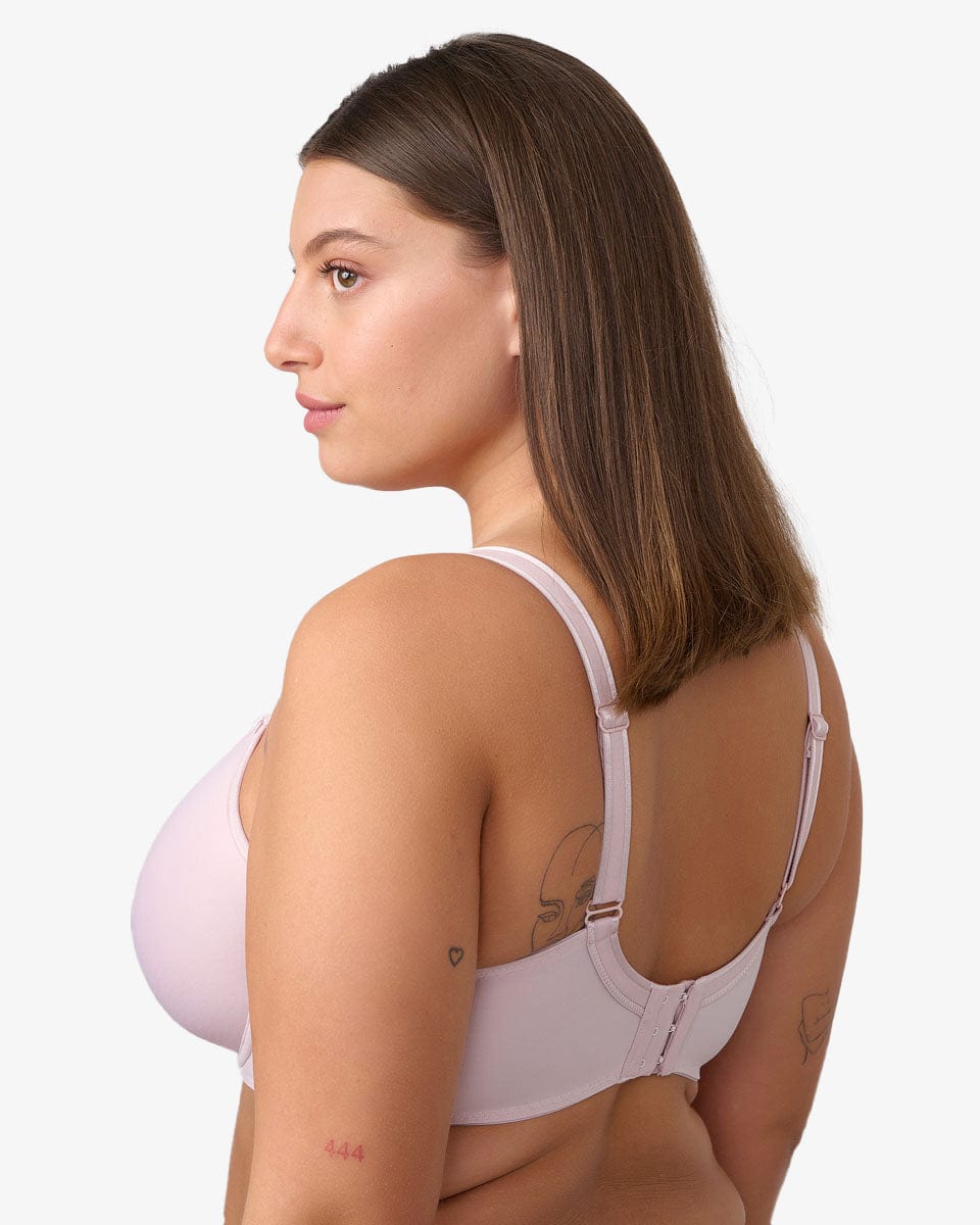חזיית ספייסר עם ברזלים עד למידות גדולות - PINK – תמונה 3