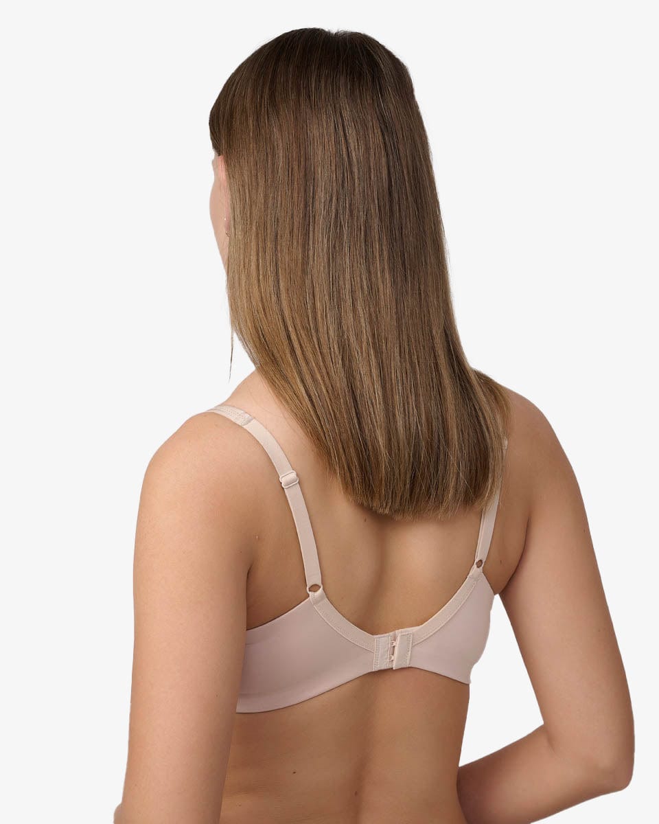 חזיית ספייסר מרופדת זאקרד עם ברזלים - NUDE – תמונה 3