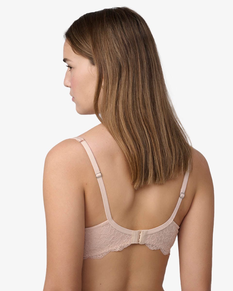 חזייה מרופדת עם ברזלים בטכנולוגיית MEMORY BRA - POWDER – תמונה 3