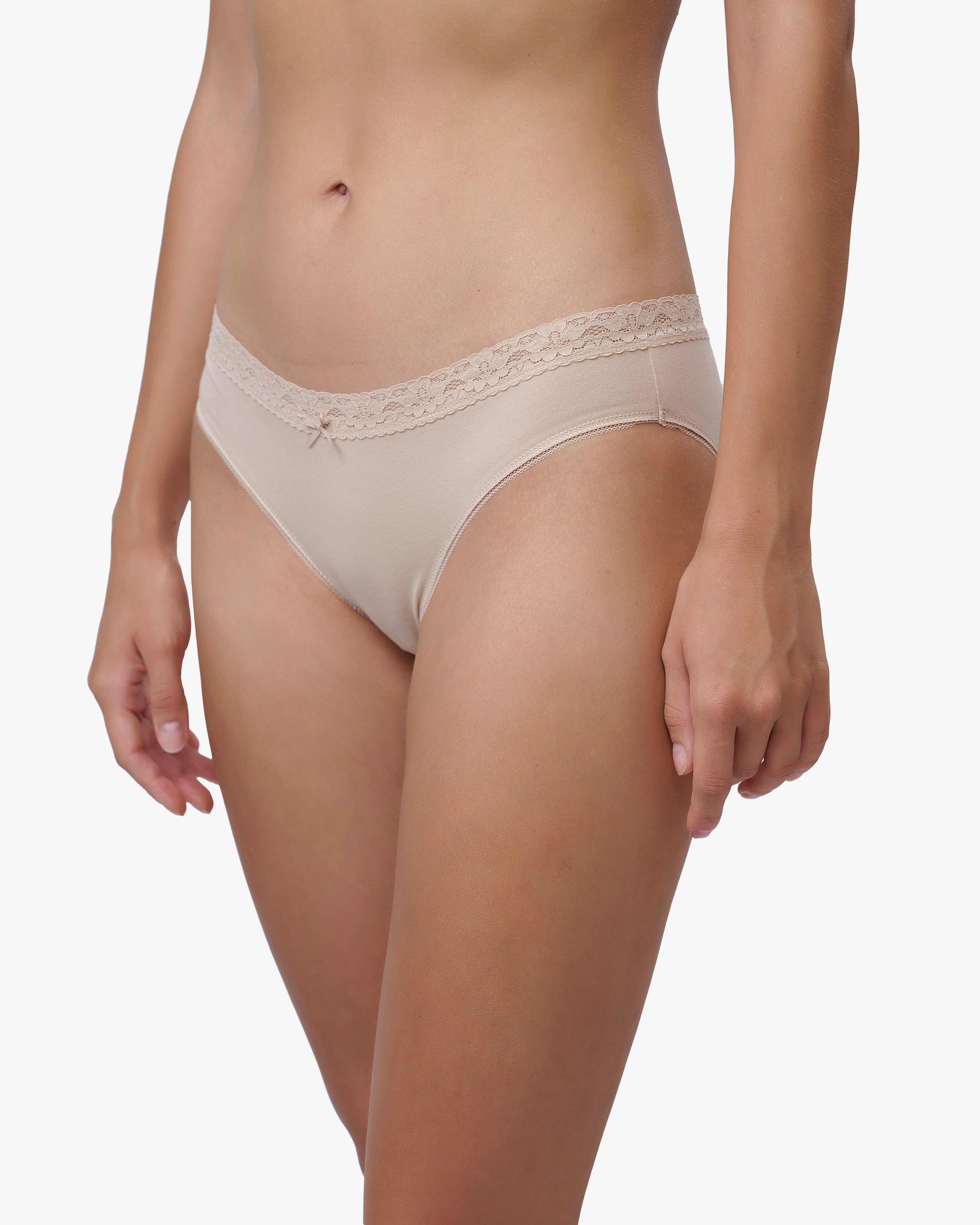 תחתון כותנה ביקיני - NATURAL – תמונה 2