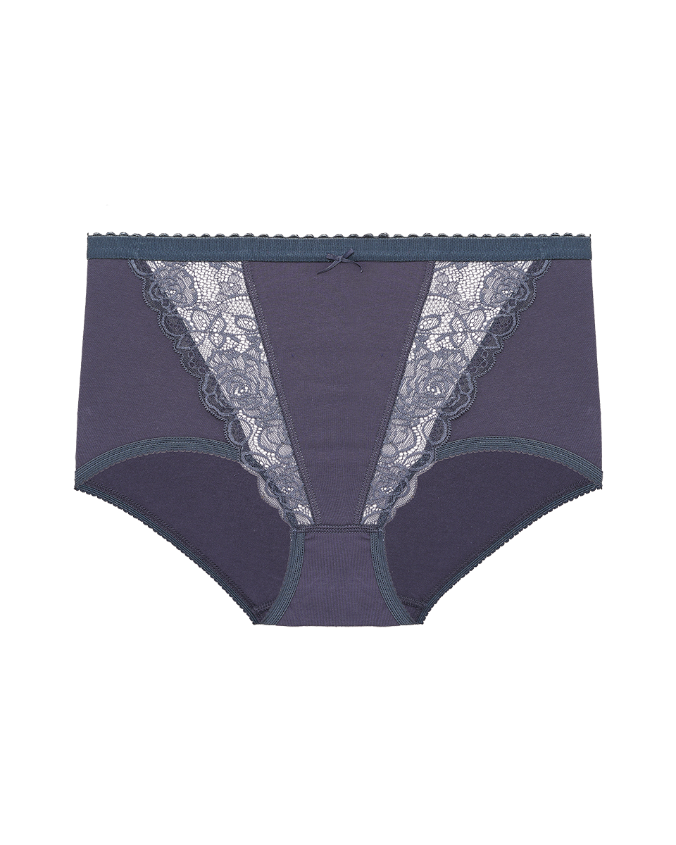 תחתון כותנה מקסי - BLUE DENIM
