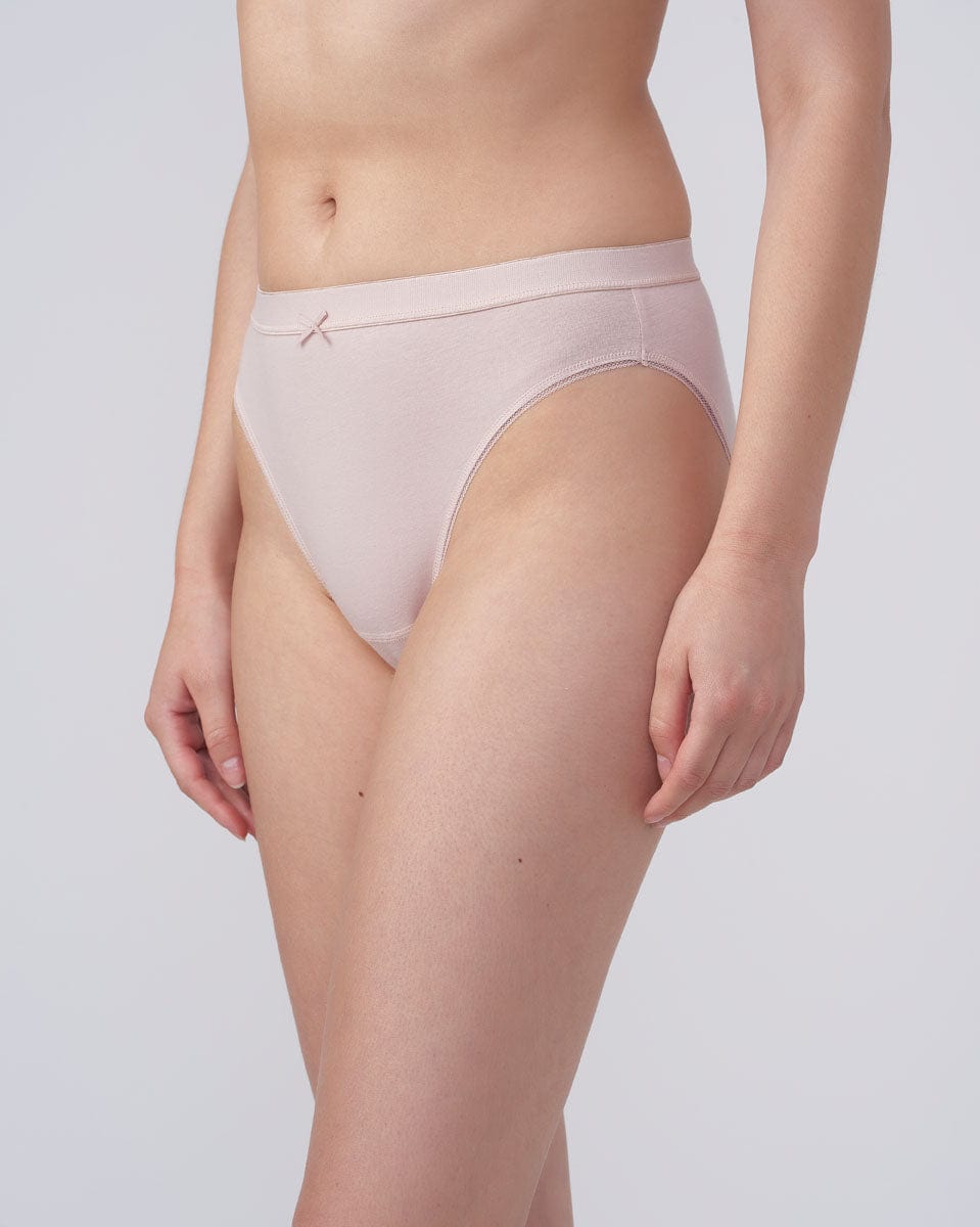 תחתון כותנה ביקיני הי-לג - POWDER – תמונה 2