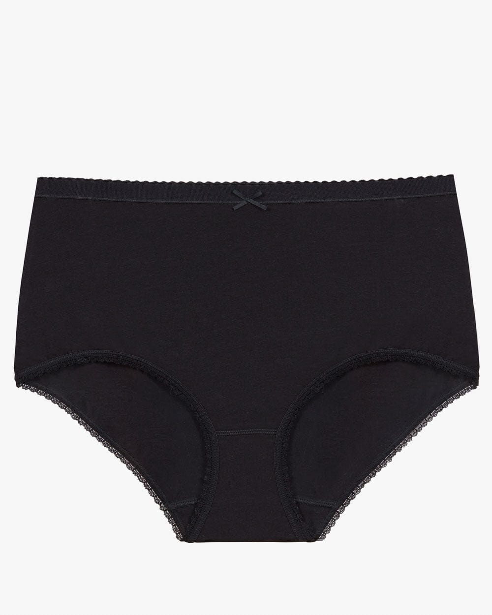 תחתון כותנה מקסי - BLACK – תמונה 4