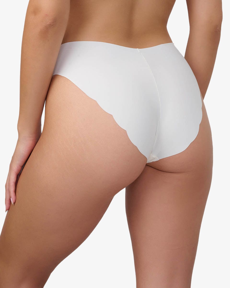תחתוני no show ביקיני - WHITE – תמונה 3
