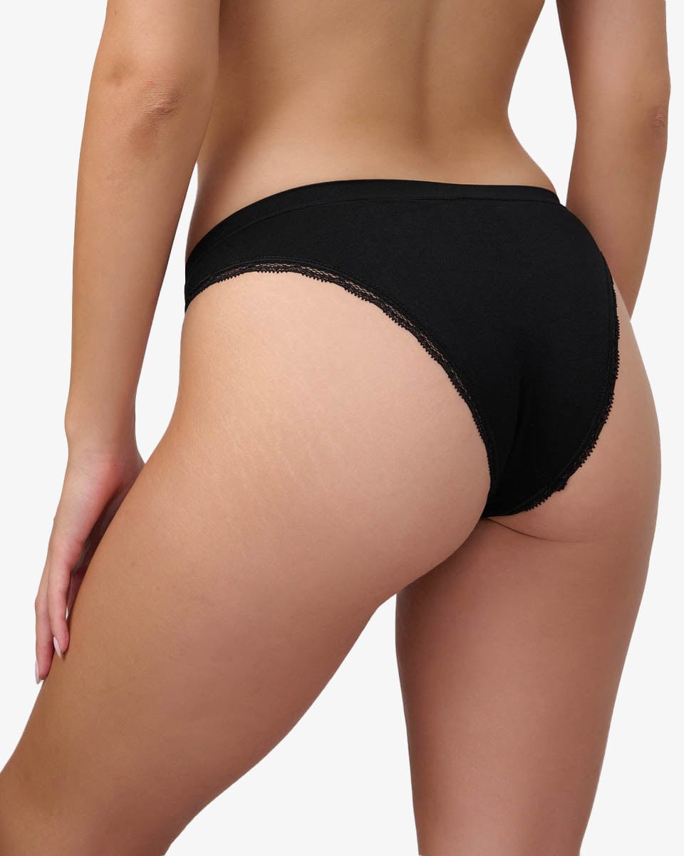 תחתון סימלס ברזילאי - BLACK – תמונה 3