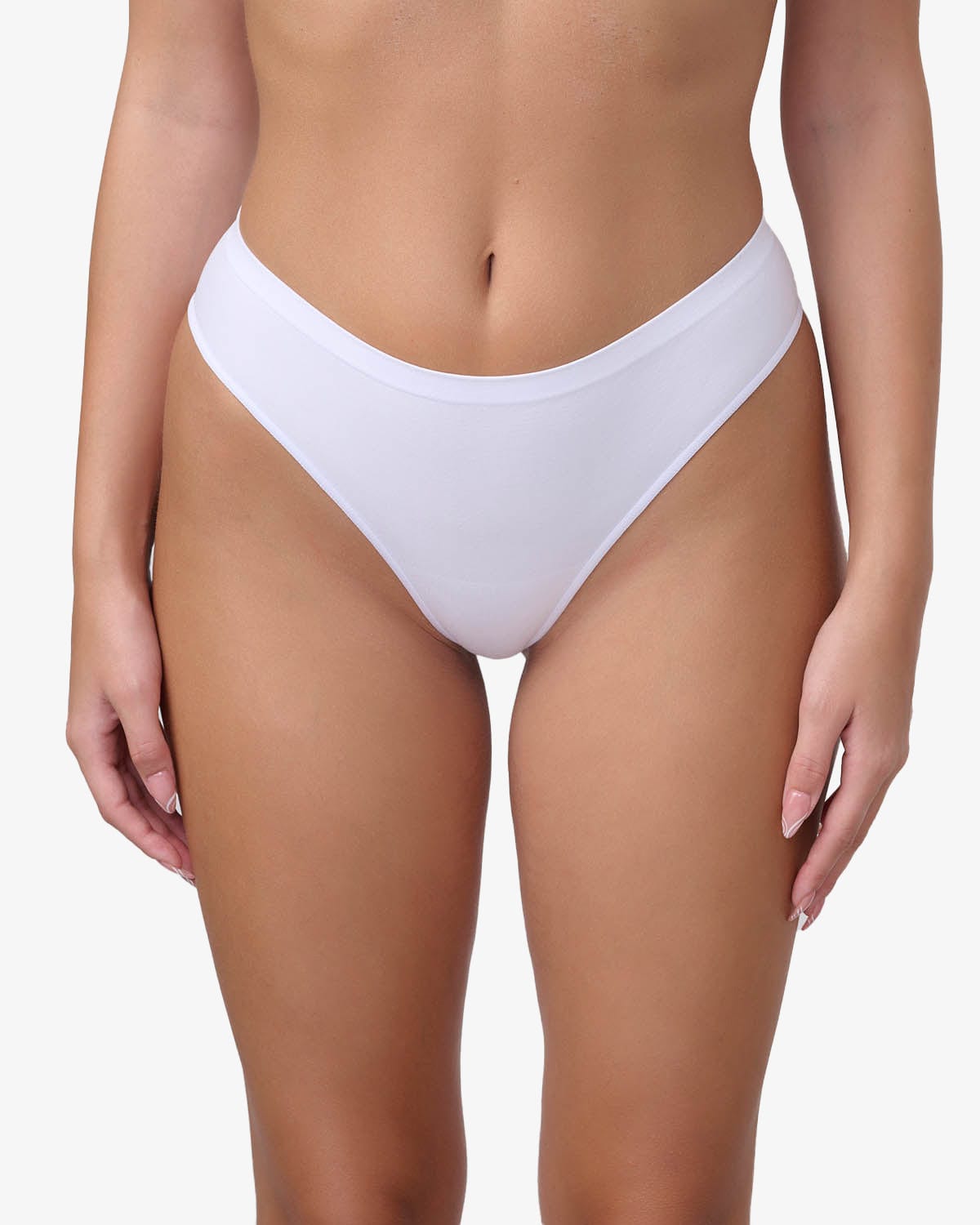 תחתון סימלס חוטיני - WHITE – תמונה 1