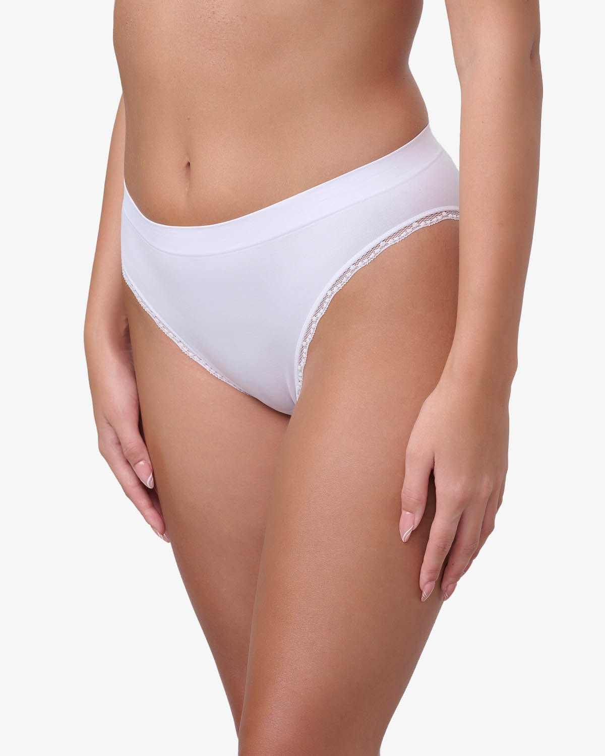 תחתון סימלס ביקיני - WHITE – תמונה 2