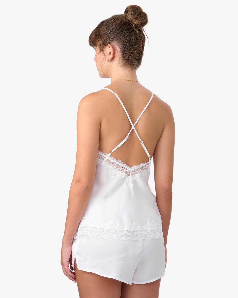 בייבי דול סאטן בשילוב תחרה - IVORY – תמונה 3