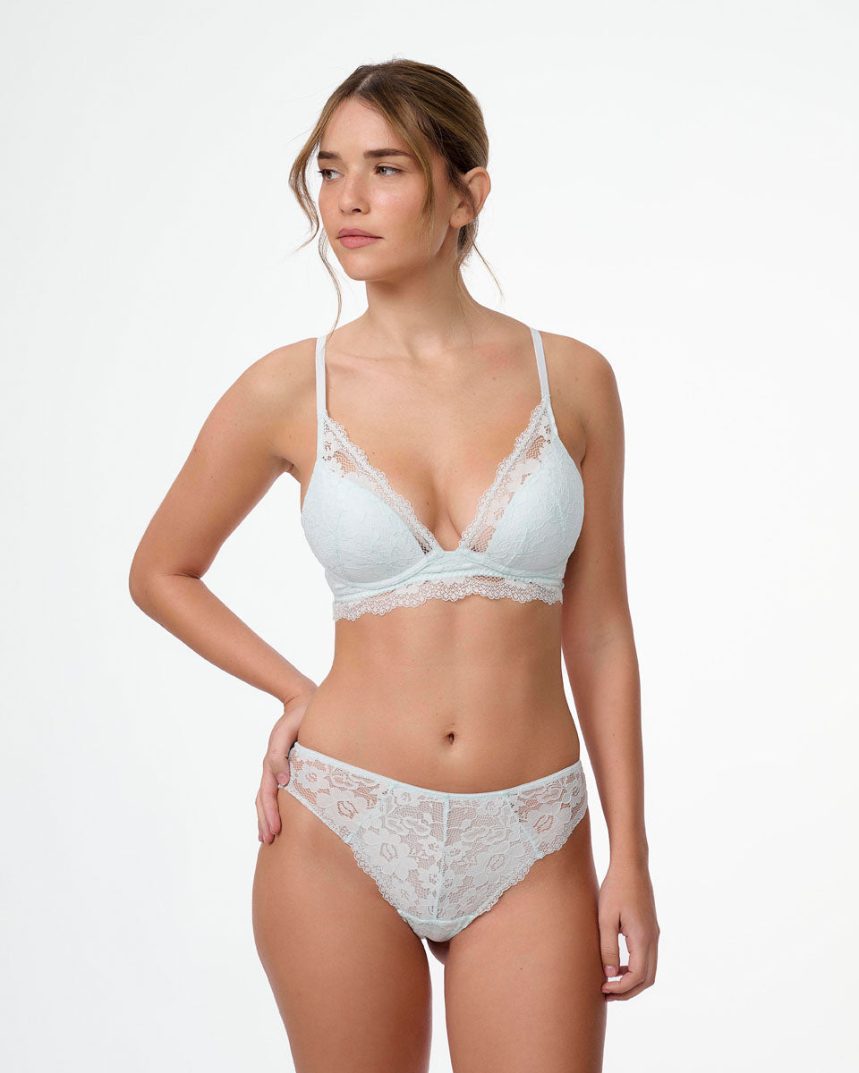 תחתון תחרה צ'יקי בשילוב רשת - CLOUD