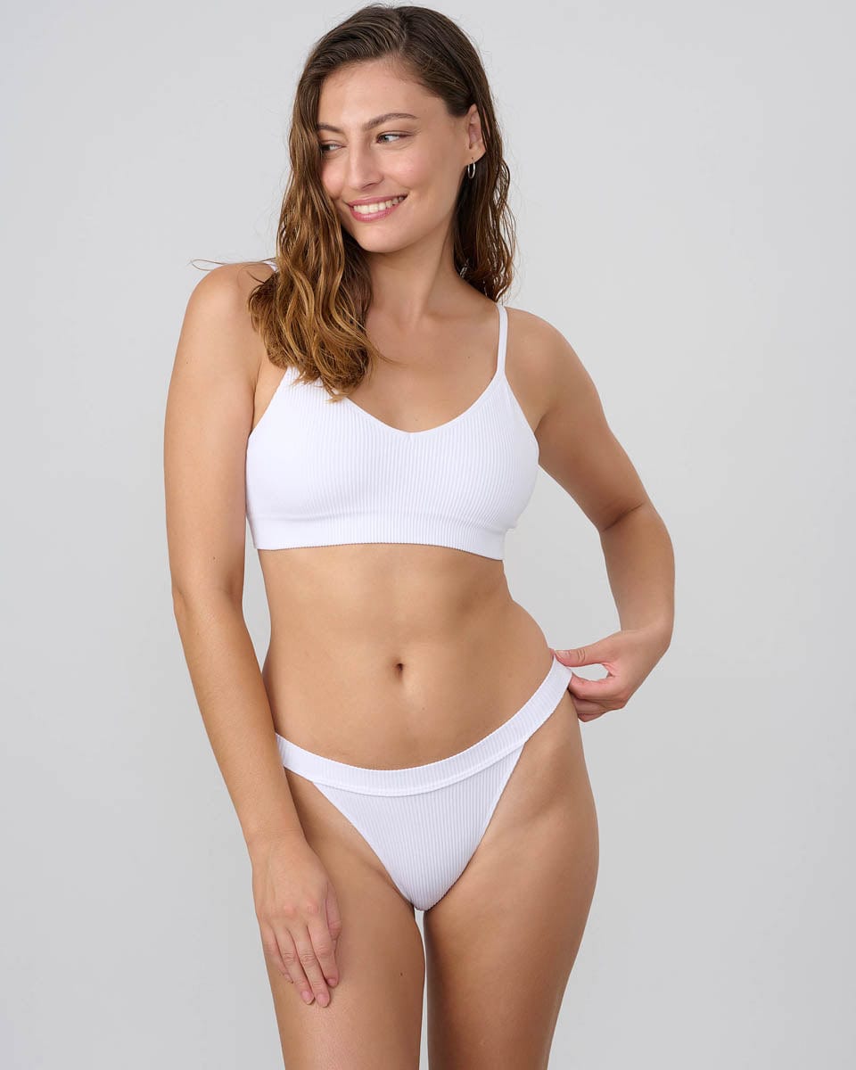 תחתון ביקיני - WHITE – תמונה 5