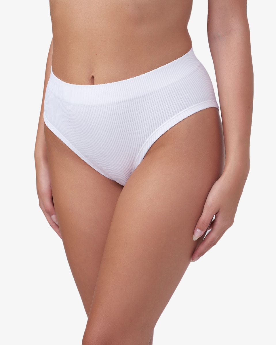 תחתון מידי ריב - WHITE – תמונה 1