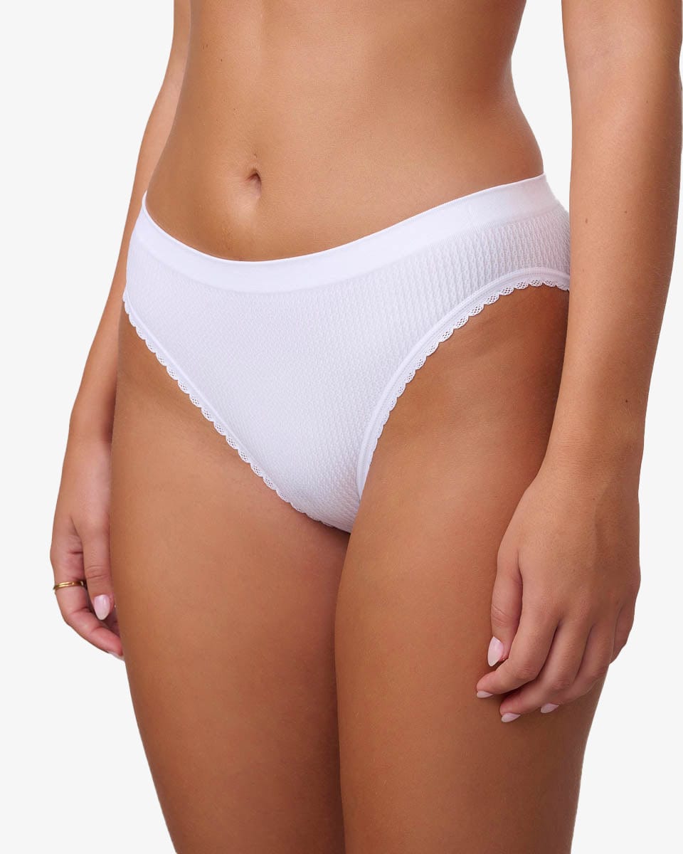 תחתון ביקיני - WHITE – תמונה 2