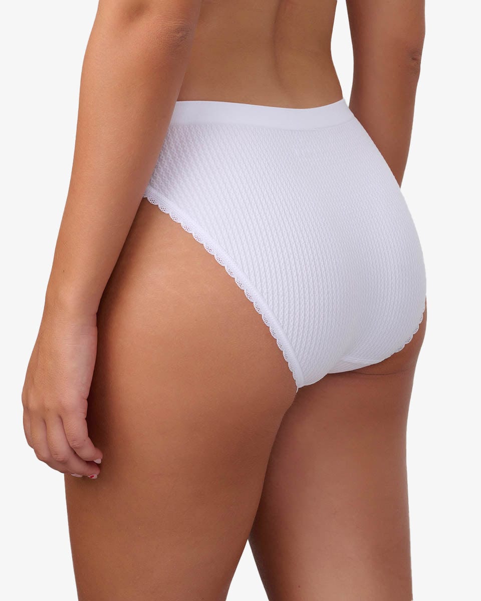 תחתון ביקיני - WHITE – תמונה 3