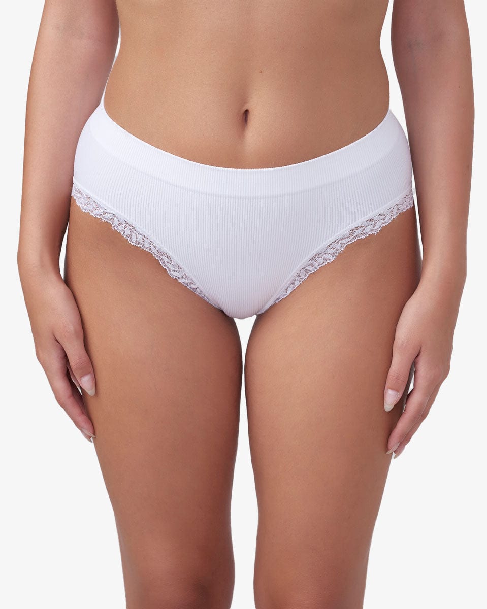 תחתון מידי הי לג - WHITE – תמונה 1