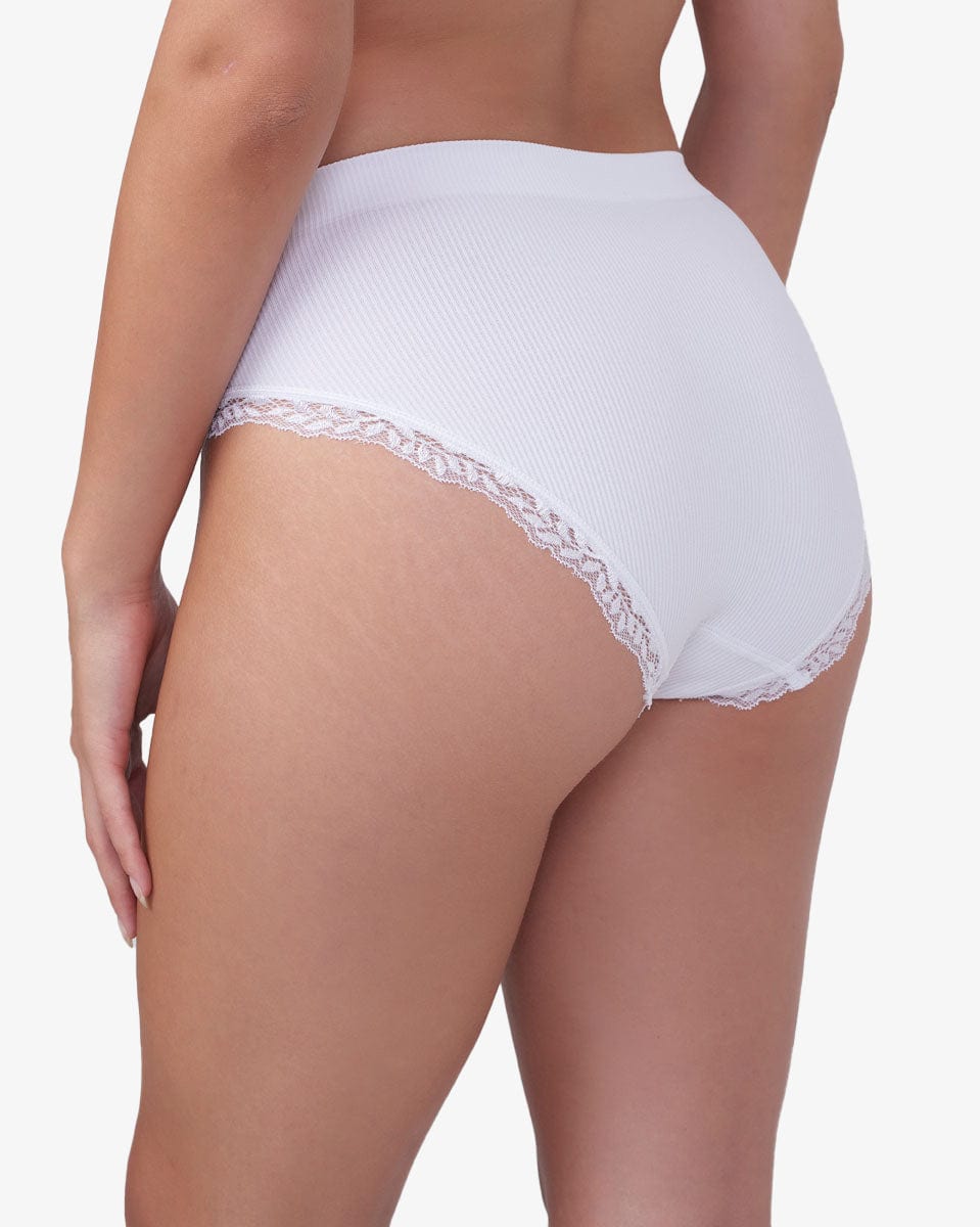 תחתון מידי הי לג - WHITE – תמונה 3