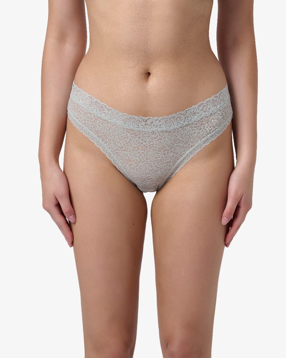 תחתון תחרה ביקיני - PALE AQUA – תמונה 1