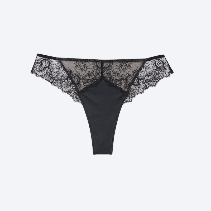 תחתוני מיקרופייבר עם תחרה