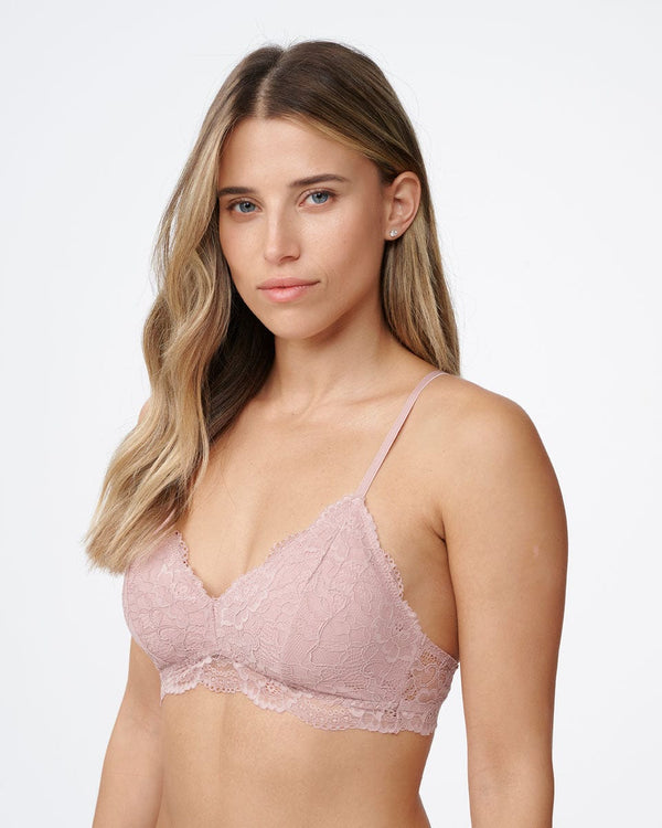 ברלט תחרה עם קאפ נשלף - DEEP BLUSH – תמונה 2