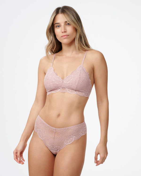 ברלט תחרה עם קאפ נשלף - DEEP BLUSH – תמונה 4