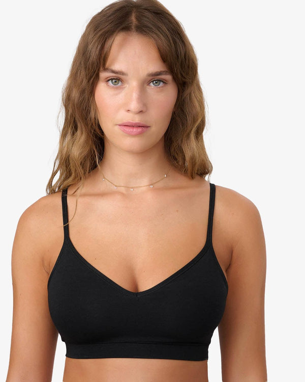 ברלט כותנה ויסקוזה עם קאפ נשלף - BLACK – תמונה 1