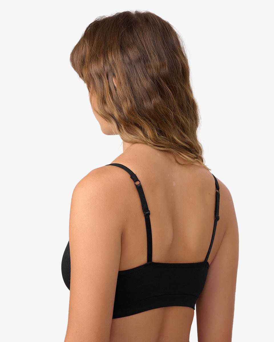 ברלט כותנה ויסקוזה עם קאפ נשלף - BLACK – תמונה 3