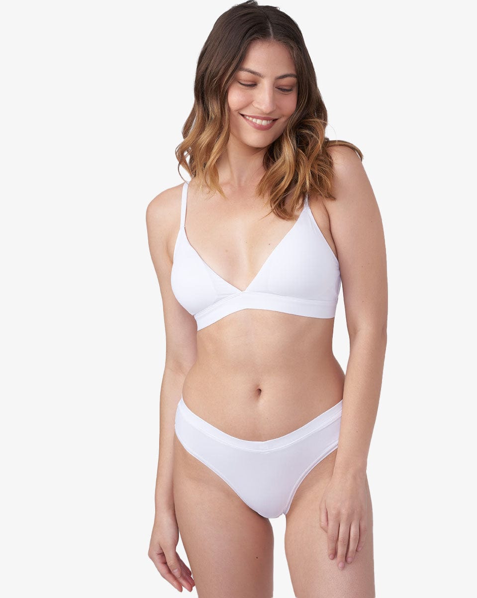 ברלט מיקרופייבר עם קאפ נשלף - WHITE – תמונה 4