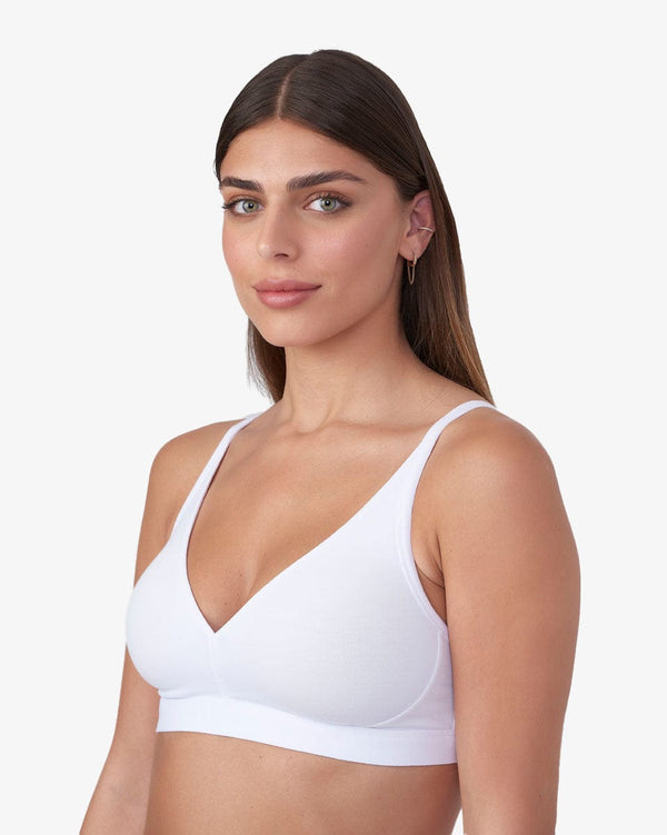 ברלט כותנה אלסטן - WHITE – תמונה 2