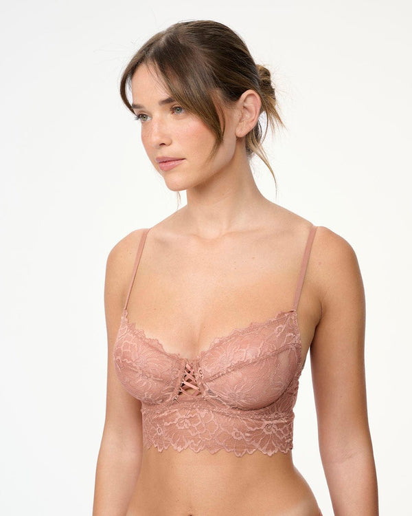 ברלט תחרה עשירה ללא ריפוד - AMBER – תמונה 2