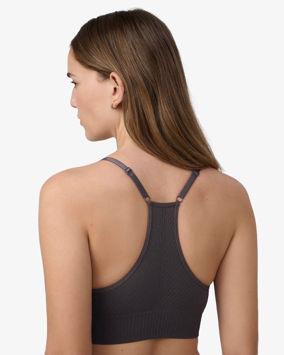 ברלט ריב אלכסוני סימלס - DARK GREY – תמונה 3