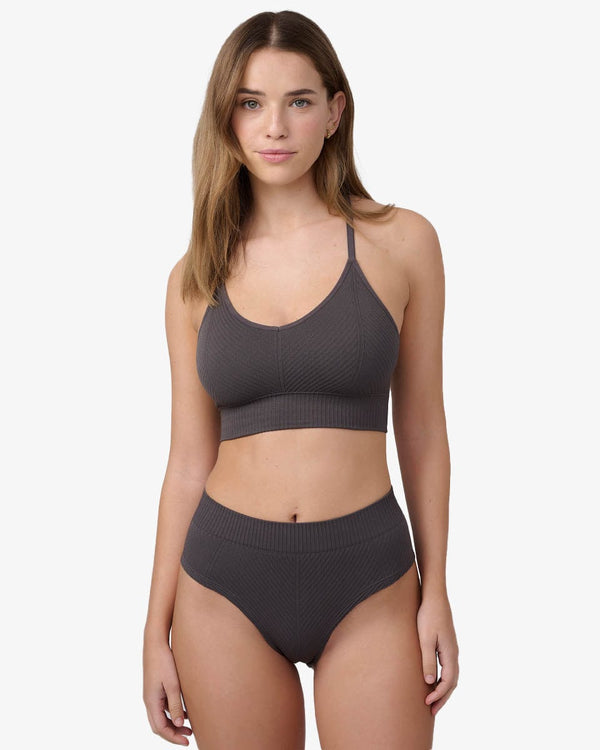 ברלט ריב אלכסוני סימלס - DARK GREY – תמונה 4