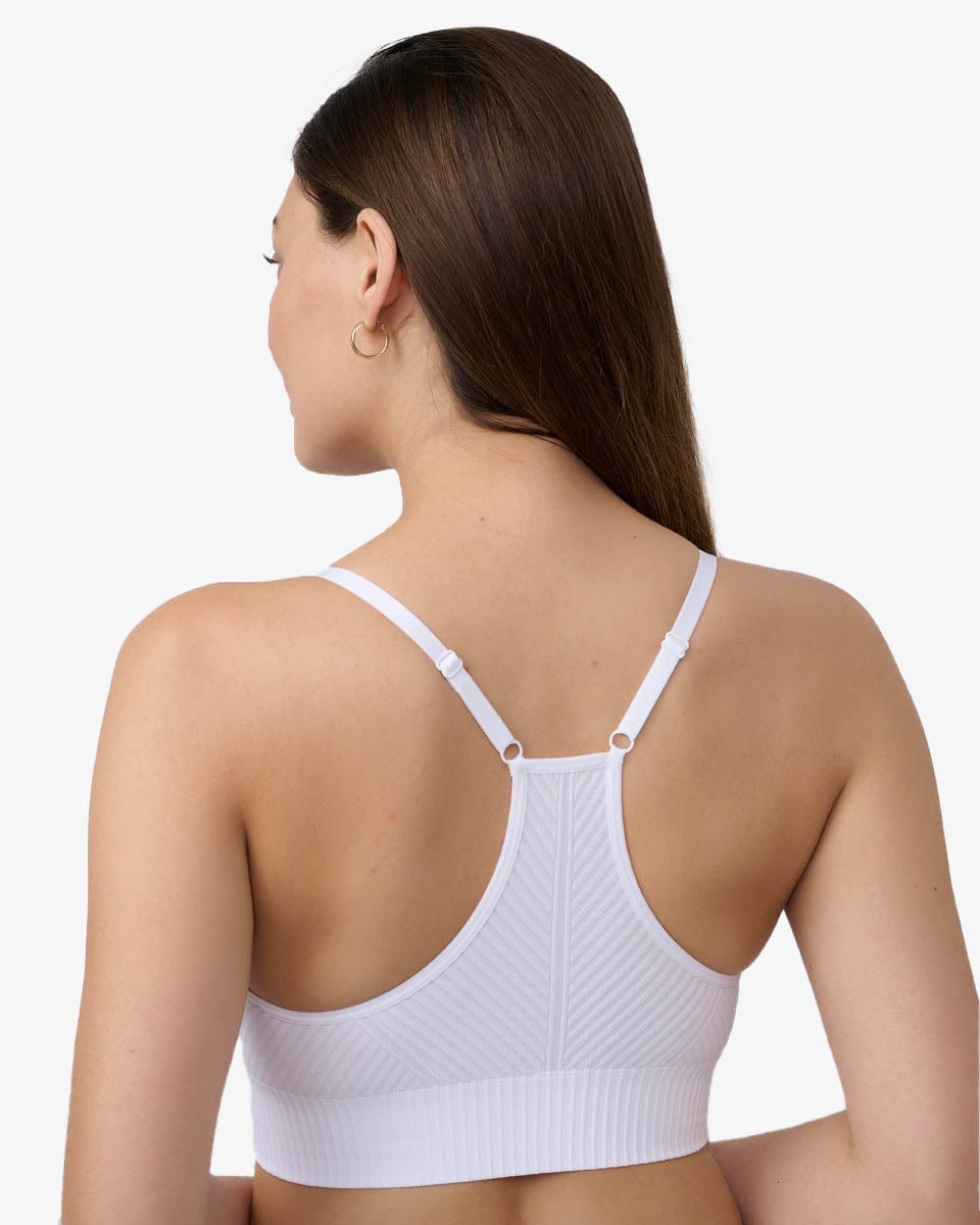 ברלט ריב אלכסוני סימלס - WHITE – תמונה 3