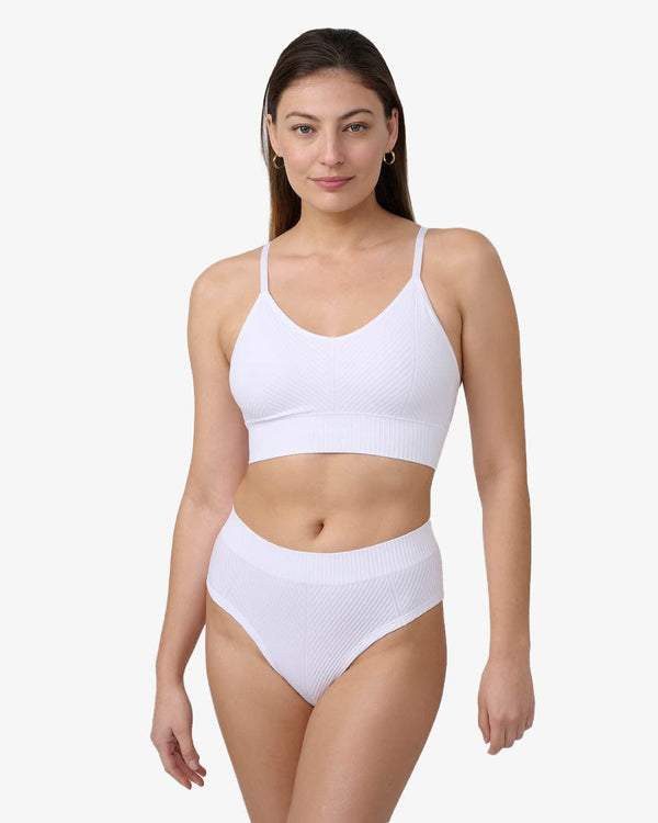 ברלט ריב אלכסוני סימלס - WHITE – תמונה 4