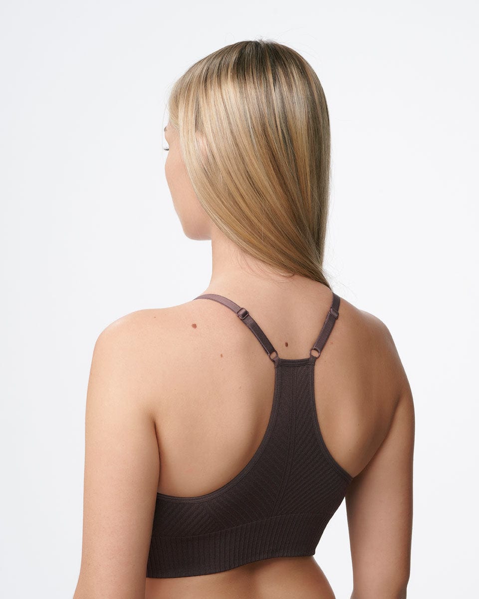 ברלט ריב אלכסוני סימלס - BROWN – תמונה 3