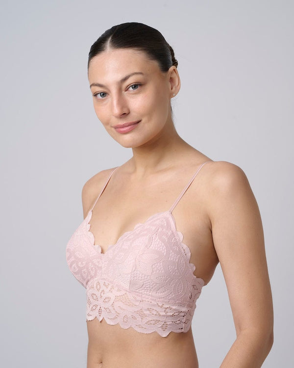 ברלט מתחרת קרושה ללא ברזלים עם קאפים נשלפים - DUST PINK – תמונה 2