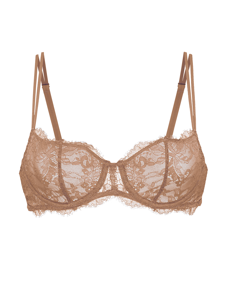 ברלט תחרת EYELASH במראה חזייה וללא ריפוד - AMBER