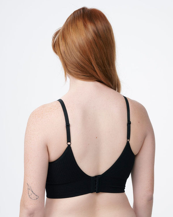 ברלט סימלס  ריב ארוכה במפתח  V עם ריפוד נשלף - BLACK – תמונה 7