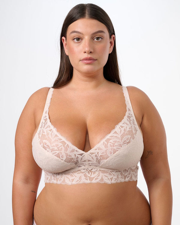 ברלט תחרה ללא ריפוד - OATMEAL – תמונה 6