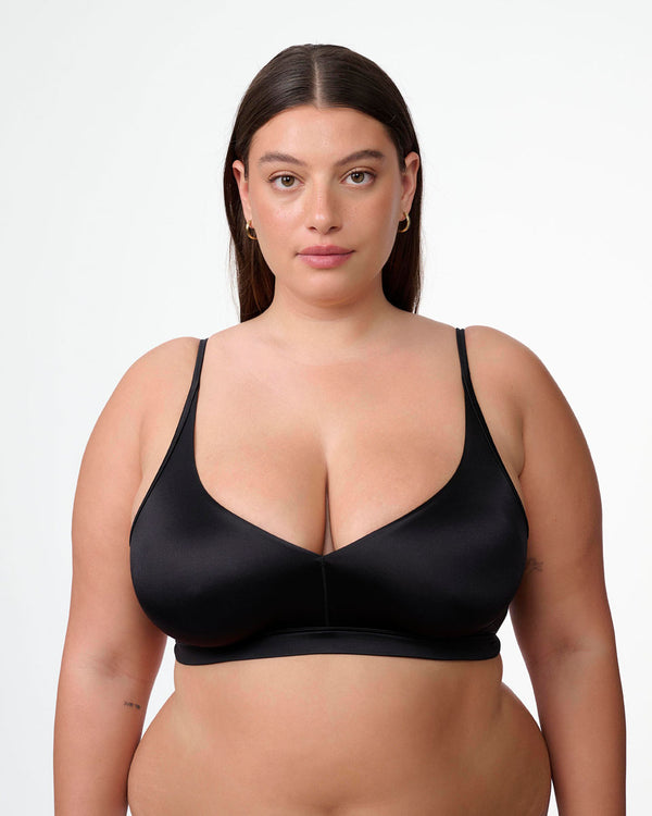 ברלט מיקרופייבר סמי מבריק ללא ריפוד וללא ברזלים - BLACK