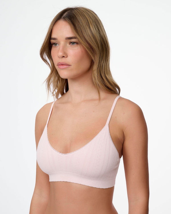 ברלט סימלס פוינטל עם ריפוד נשלף ותחרה עדינה