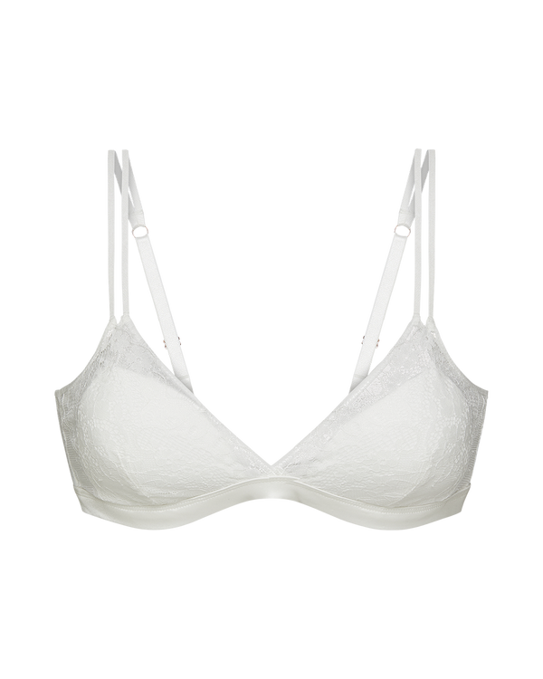 ברלט דו שכבתי ללא ריפוד וללא ברזל מבד תחרה ורשת