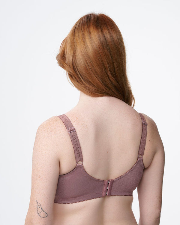 חזיית מינימייזר ללא ריפוד ועם ברזלים - DESERT ROSE – תמונה 3