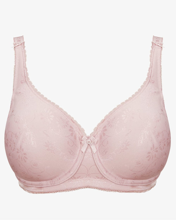 חזיית מינימייזר ללא ריפוד ועם ברזלים - PINK – תמונה 4