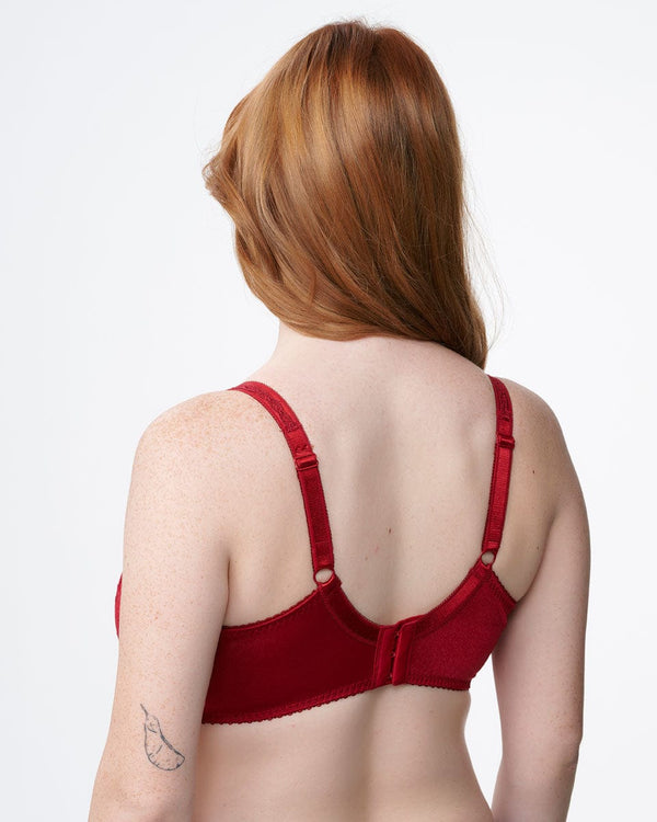 חזייה  ללא ריפוד עם ברזלים מבד  מנומר עדין