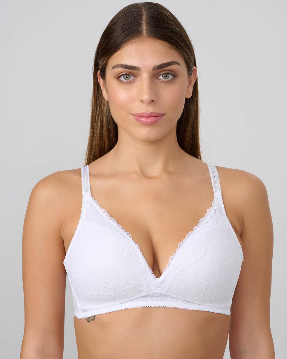 חזייה מרופדת - WHITE – תמונה 1