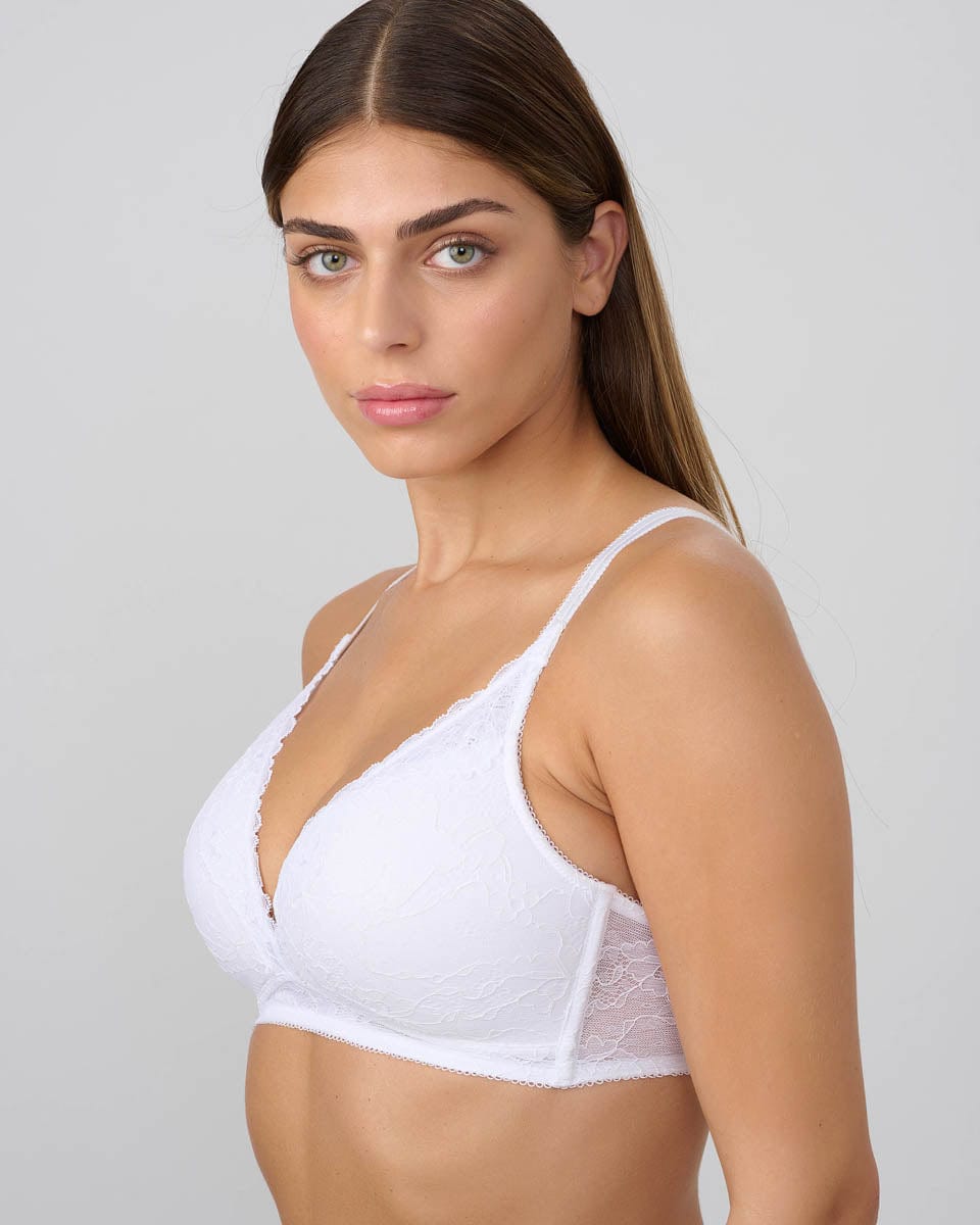 חזייה מרופדת - WHITE – תמונה 2