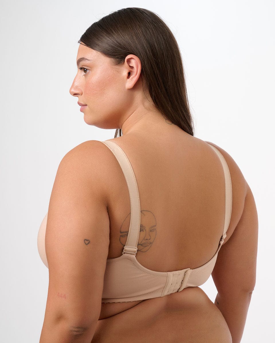 חזיית כותנה ללא ריפוד וללא ברזלים - NUDE – תמונה 3