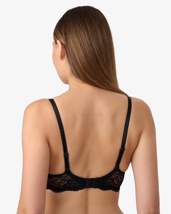 חזיית פוש אפ MEMORY מרופדת ורכה עם ברזלים - BLACK – תמונה 3